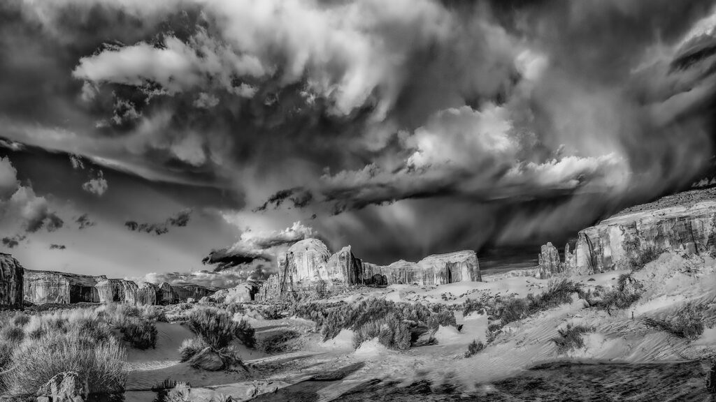 Storm Clouds in Monument Valley